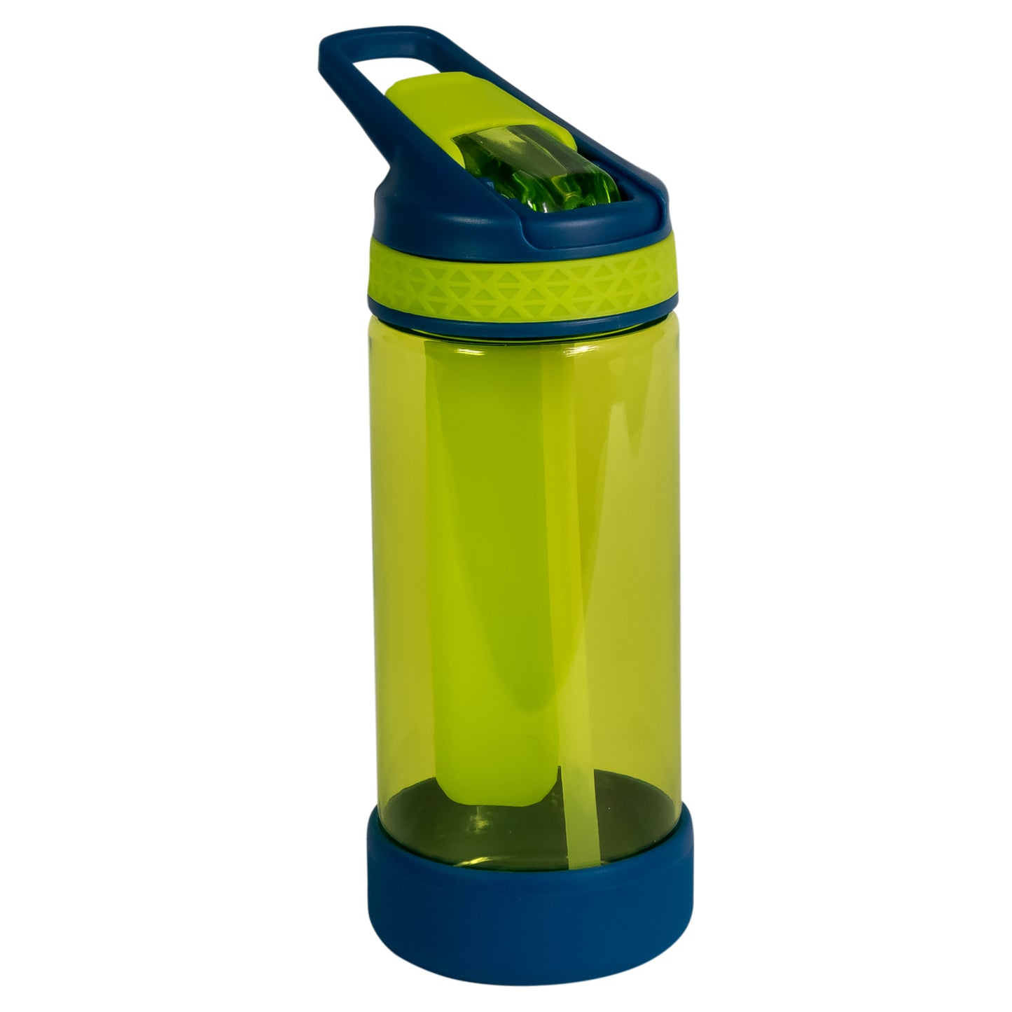COOL GEAR 4-Pack Kid's 16 oz System Sipper Water Bottle | Made with Durable Tritan Plastic | Freezer Gel Stick, Carrying Loop, and Non-Slip Grip | Great For School, Sports, Outdoors and More