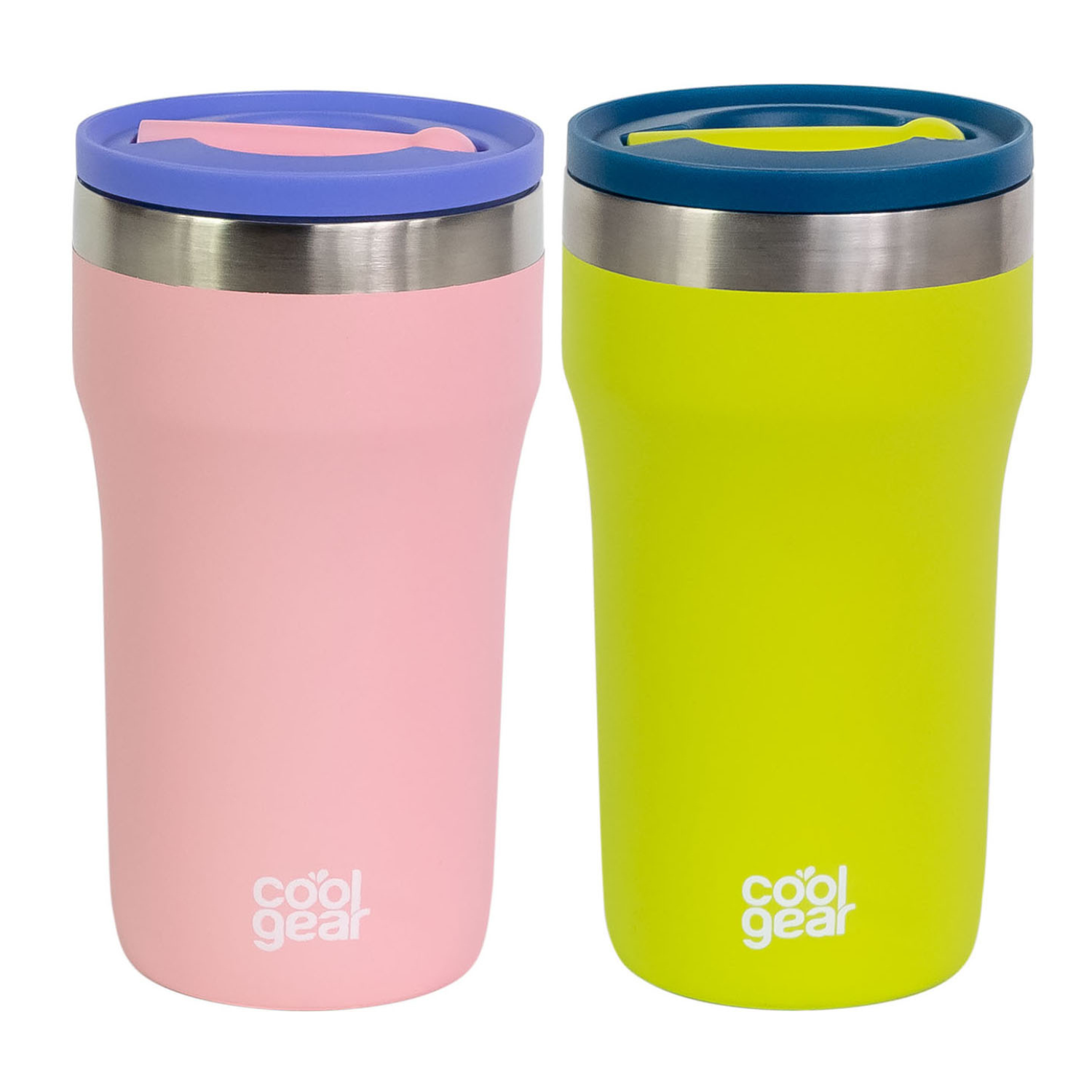 COOL GEAR 2-Pack 12 Ounce Eclipse Stainless Steel Tumbler