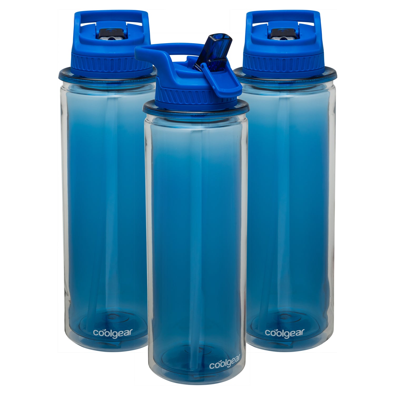 Cool Gear 2-Pack 16 oz Pop Lights Water Bottles | Light Up & Designed  Travel Cup for Kids, Outdoors, Gifts - Shark/ Dino