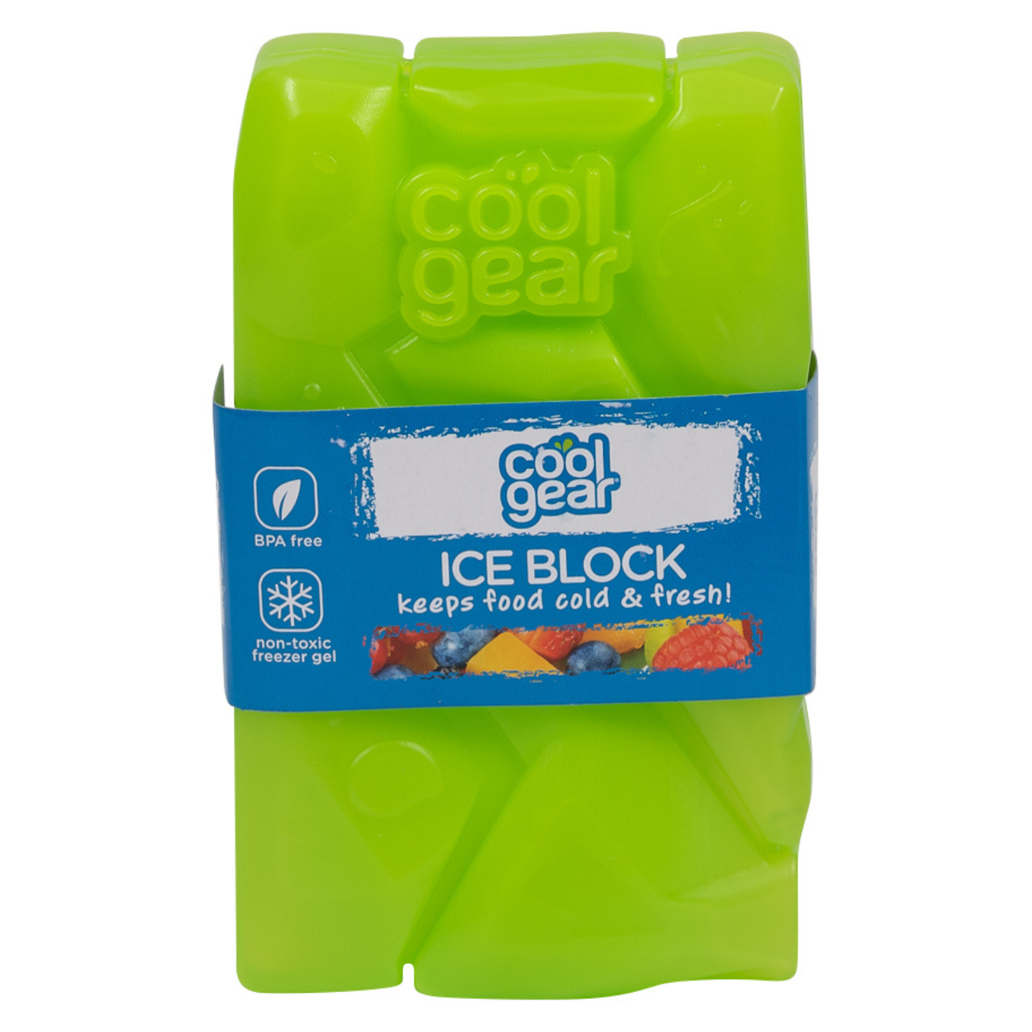 Cool Gear 4-Pack Fat Ice Pack  Reusable Ice Blocks for Lunch Box, Coo