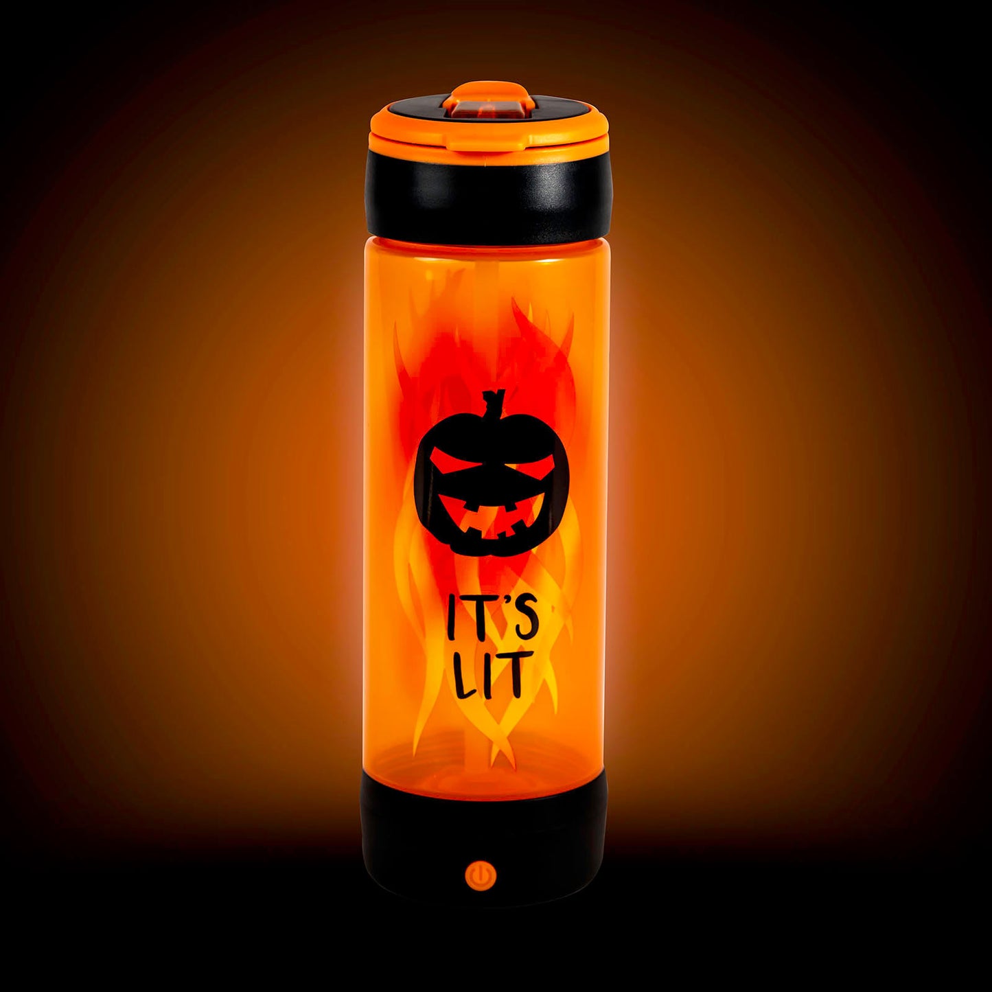 Pop Lights 24oz LIGHT UP ITS LIT Halloween Water Bottle:By Cool Gear