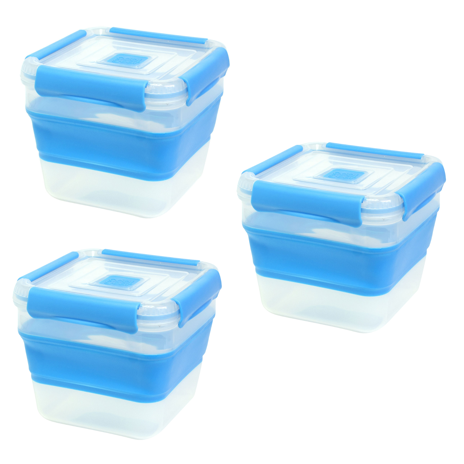 Tupperware Super Plastic Airtight Storage Container - Set of 4 (1
