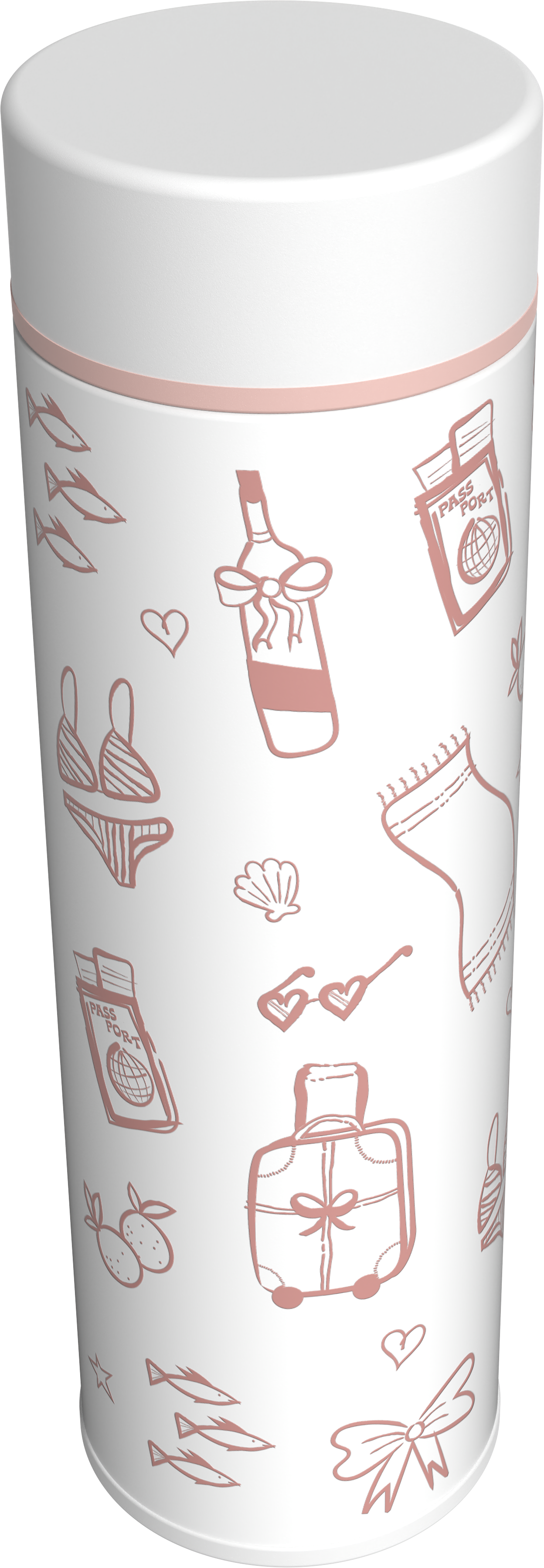 COOL GEAR 11oz Madison Stainless Steel Water Bottle, Reusable Bottle with Screw Top Lid, Compact Travel Bottle, BPA-Free, Stylish Everyday Drinkware