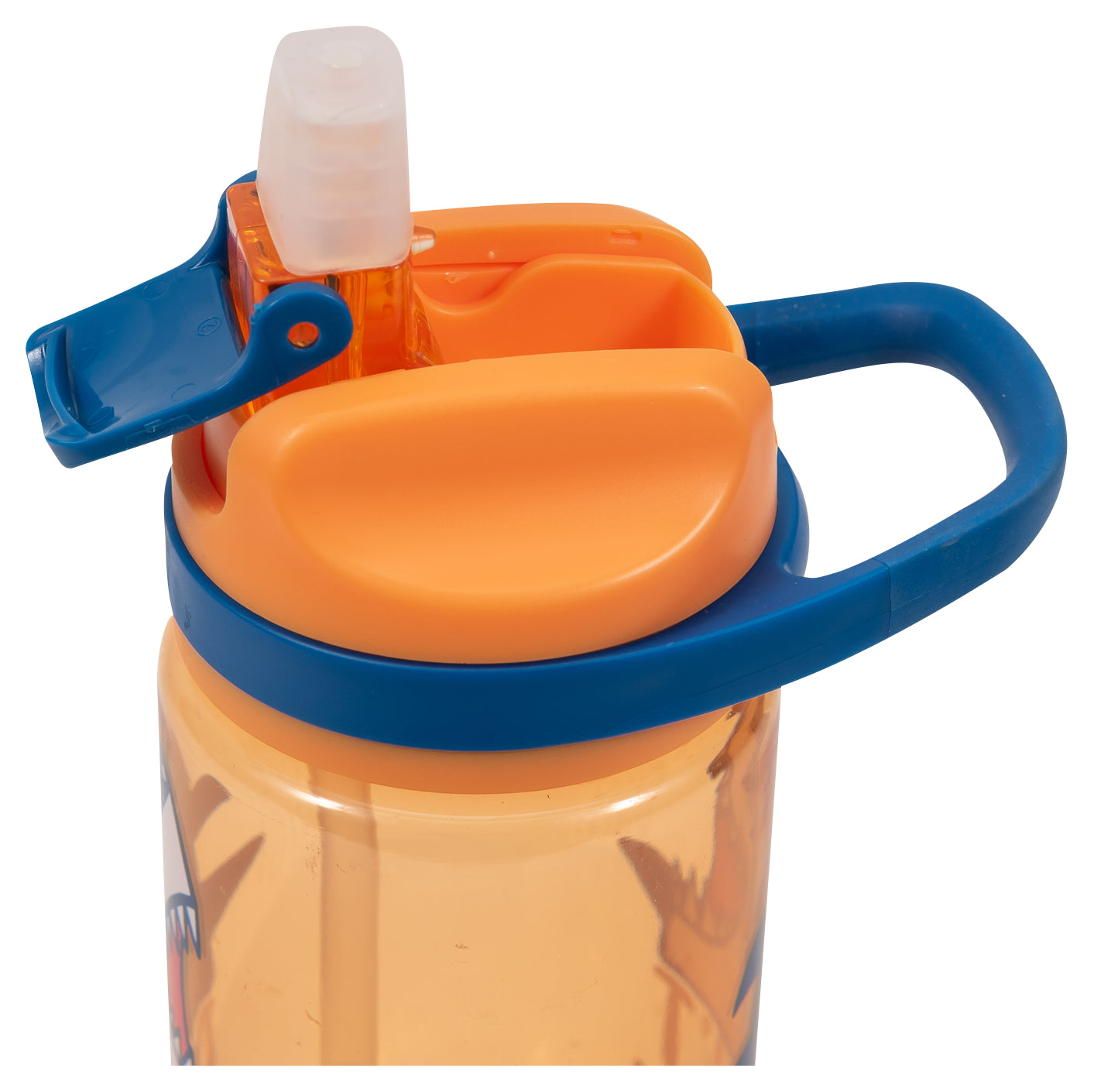 Cool Gear Kid's Pier Leakproof Sipper Water Bottle, Finger Loop on Cap for Easy Carrying, 16 Ounce, 2 Packs