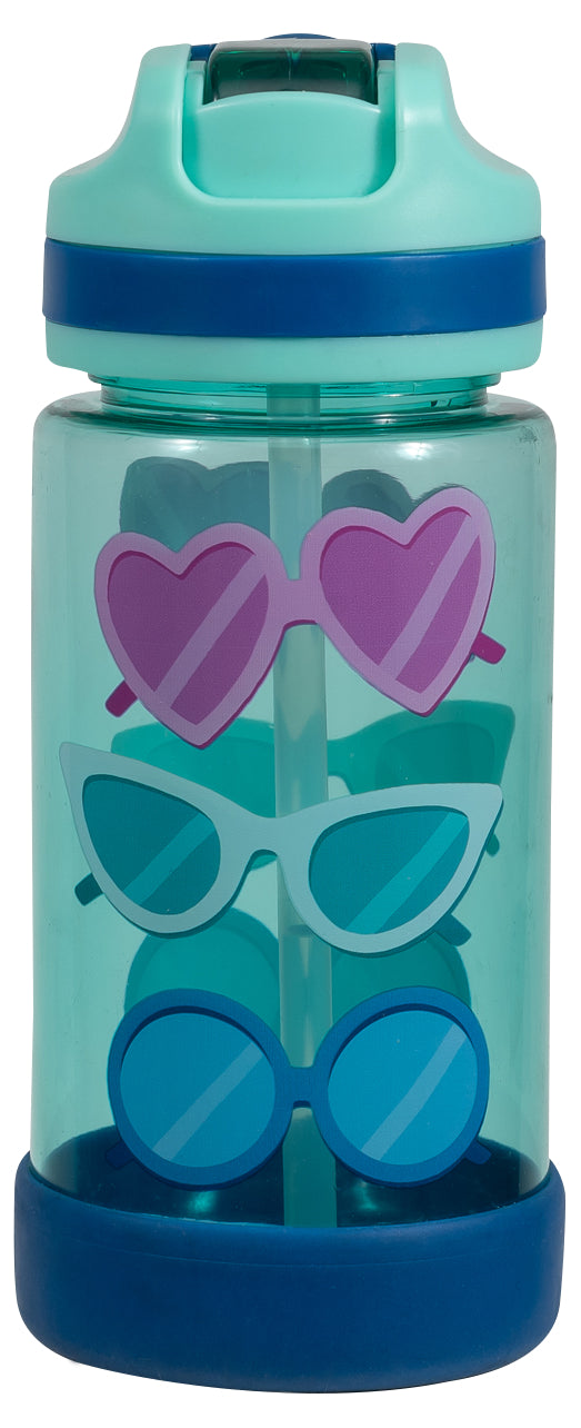 COOL GEAR 2-Pack 16 oz Kid's Pier Leakproof Sipper Water Bottle, Finge – Cool Gear