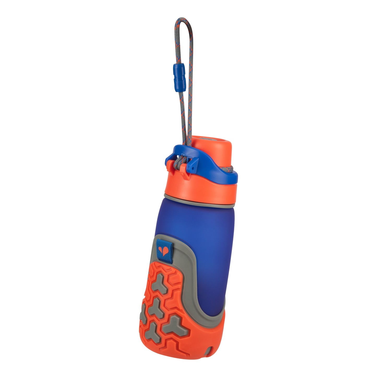 Cool Gear 2-Pack 16 oz Treadz Plastic Water Bottle With Carrying Loop and Locking Chugger Spout | Leakproof, Dishwasher Safe, Shatter Resistant BPA-Free Water Bottle for Home, School, Gym