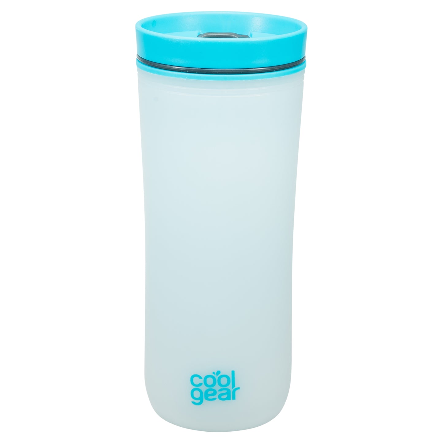 Tupperware Straight Sided Tumblers Cups with Lids 16 Ounce - Blue
