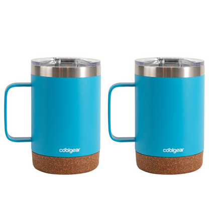 2 Pack COOL GEAR 16 oz Amelia Coffee Travel Mug with Spill Resistant S –  Cool Gear