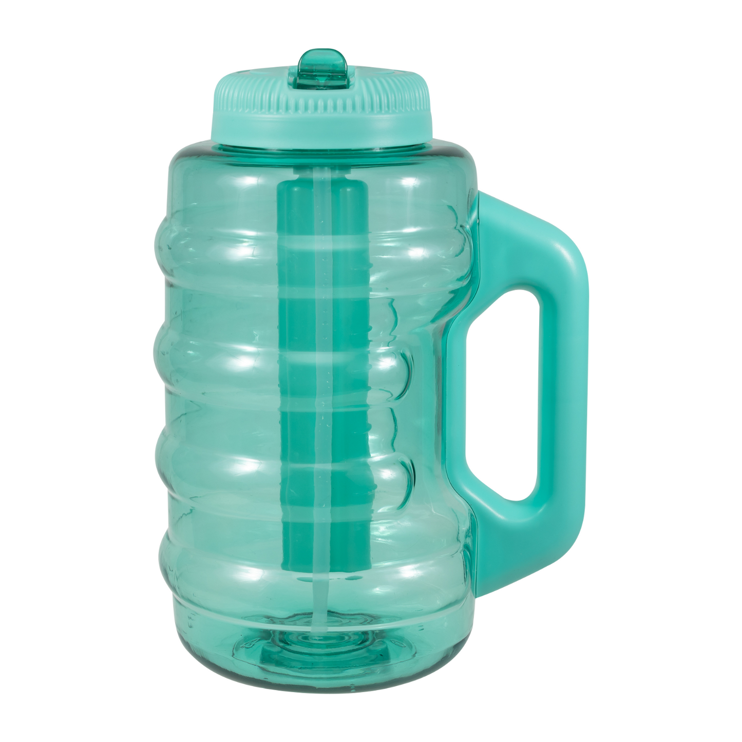 COOL GEAR 64 oz System Sports Water Bottle with Freezer Stick and