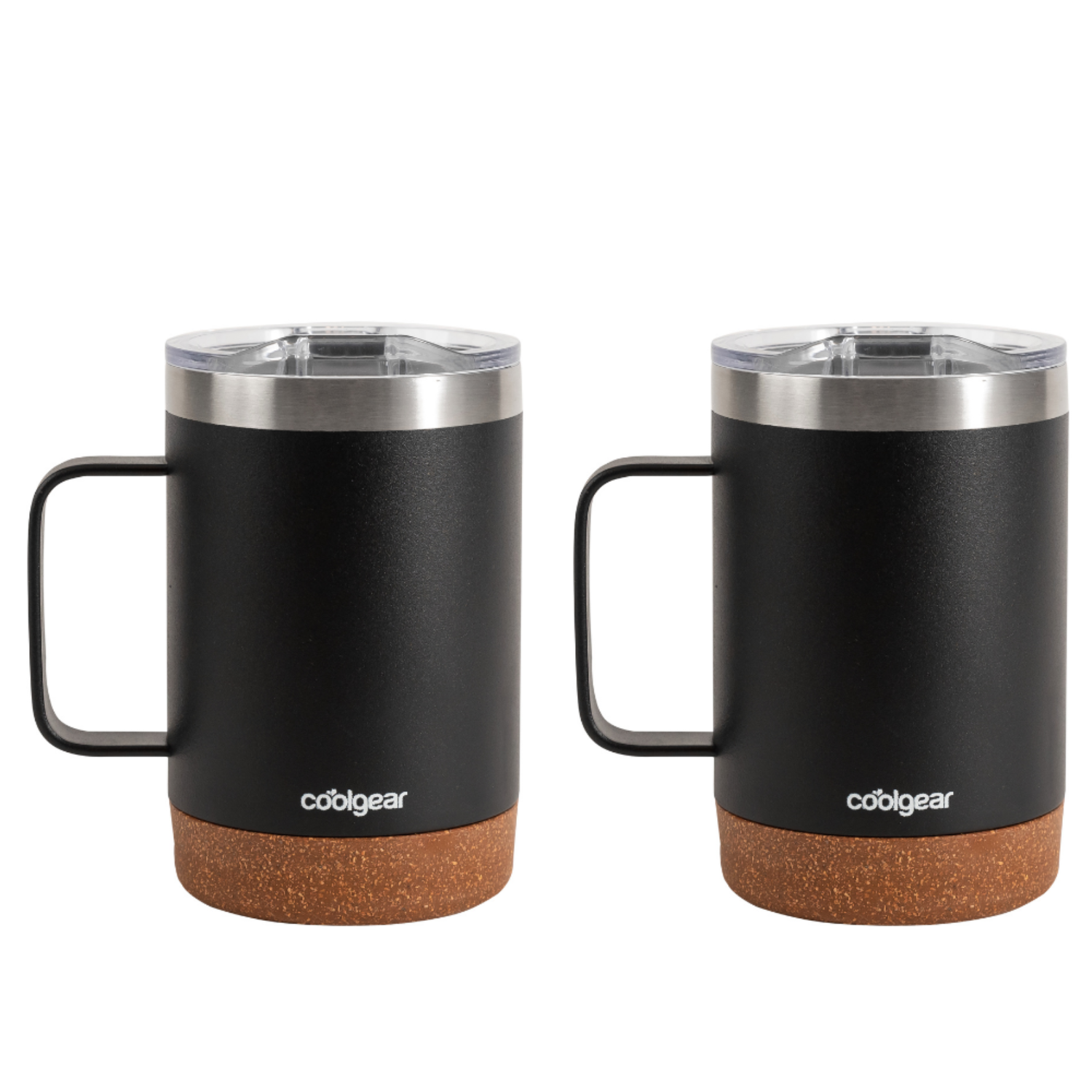 Cool Gear 2-Pack American Designed, Stainless Steel, Dishwasher Safe,  Copper Lined, Tumbler with BPA-Free Lid & Cork Bottom, 20 oz