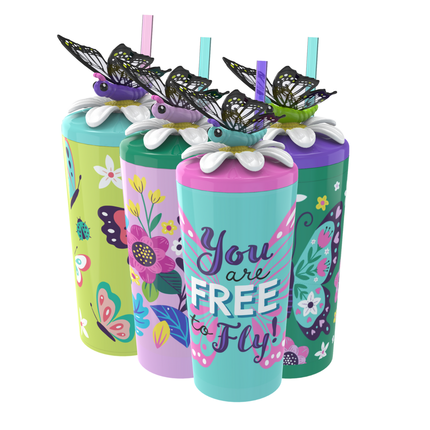 Butterfly Straw Topper – Glitter and Crafts 4U