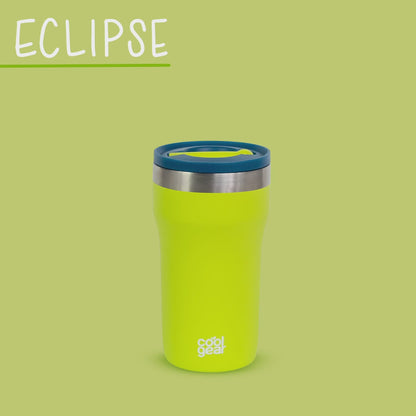 COOL GEAR 2-Pack 12 Ounce Eclipse Stainless Steel Tumbler | Pull up sipper